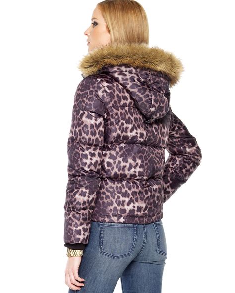 michael kors leopard print jacket|Michael Kors sequin jacket.